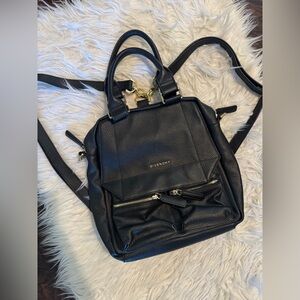 Givenchy Black Leather Backpack